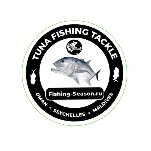 Наклейка Tuna Fishing Tackle Черный