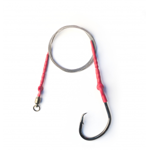 Поводок с крючком Owner Taff Ring #50 Shark