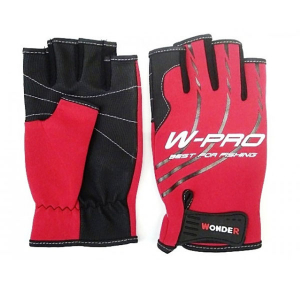 Перчатки без пальцев Wonder W-PRO Красный M