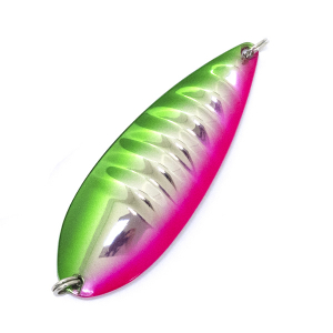 Блесна FUJIWARA Sake Katz Real Ovation 55гр Зеленый-Серебристый-Розовый